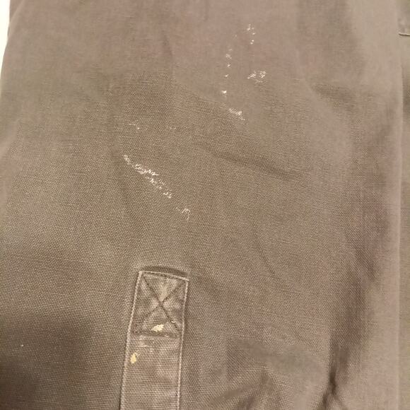 Carhartt 2XL Long Sleeve Shacket Green Flannel Lined Button Up Workwear C Pics - Picture 2 of 13